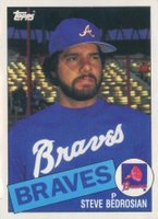 1985 Topps Mini #25 Steve Bedrosian Baseball Card