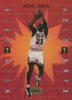 1998 Upper Deck Ionix Hologrxfx #MJ10 Michael Jordan Basketball Card
