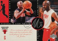 1996 Upper Deck Jordan's Viewpoints #VP1 MJ on Practice Basketball Card