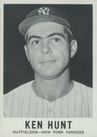 1960 Leaf #33 Ken Hunt Baseball Card