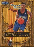1998 Fleer Tradition Playmaker Theater #11 Stephon Marbury Basketball Card