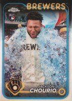 2024 Topps Chrome Update #USC18 Jackson Chourio SP Baseball Card