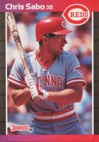 1989 Donruss #317 Chris Sabo Baseball Card