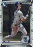2020 Bowman Draft #BD152 Bobby Witt Jr. Chrome Baseball Card