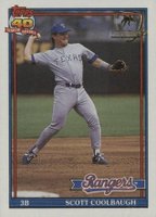 1991 Topps Desert Shield #277 Scott Coolbaugh Baseball Card