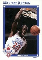 1991 Hoops #253 Michael Jordan Basketball Card