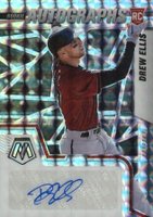 2022 Panini Mosaic Rookie Autographs #RAMDE Drew Ellis Mosaic Baseball Card