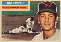 1956 Topps #303 Jim Dyck Baseball Card