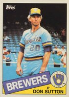 1985 Topps Tiffany #729 Don Sutton Baseball Card