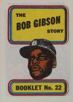 1970 Topps Story Booklet #22 Bob Gibson Baseball Card