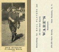 1916 Wares #149 Dick Rudolph Baseball Card