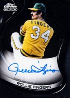 2022 Topps Chrome Black Autographs #RF Rollie Fingers Baseball Card