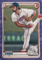 2020 Bowman Draft #BD20 Spencer Strider Purple Baseball Card