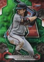 2023 Bowman's Best #20 Corbin Carroll Green Refractor Baseball Card