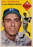 1954 Topps #102 Gil Hodges Baseball Card