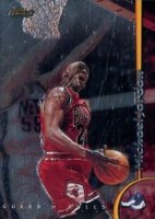1998 Finest #81 Michael Jordan Non-Protected Basketball Card