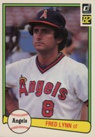 1982 Donruss #367 Fred Lynn Baseball Card