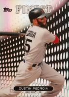 2013 Finest #14 Dustin Pedroia Refractor Baseball Card