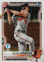 2021 Bowman Draft 1st Edition #BD166 Colton Cowser Baseball Card