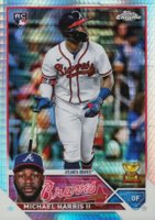 2023 Topps Chrome #79 Michael Harris II Prism Refractor Baseball Card