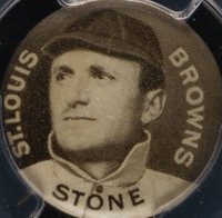1910 Sweet Caporal Pins # George Stone Baseball Card