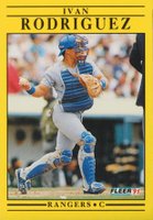 1991 Fleer Update #U-62 Ivan Rodriguez Baseball Card