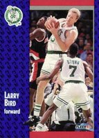 1991 Fleer #8 Larry Bird Basketball Card