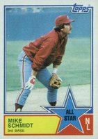 1983 Topps #399 Mike Schmidt Baseball Card