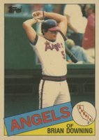 1985 Topps Tiffany #374 Brian Downing Baseball Card