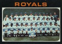 1971 Topps #742 Kansas City Royals Team Baseball Card
