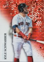 2022 Topps Pristine #26 Kyle Schwarber Pristine Red Refractor Baseball Card