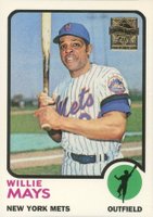 1997 Topps Willie Mays #27 Willie Mays 1973 Topps Baseball Card