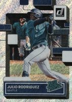 2022 Panini Donruss Rated Prospect #RP1 Julio Rodriguez Rapture Baseball Card