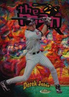 1998 Finest the Man #TM9 Derek Jeter Refractor Baseball Card