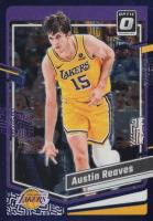 2023 Panini Donruss Optic #160 Austin Reaves Purple Stars Fotl Basketball Card