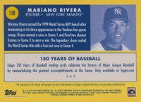 2019 Topps 150 Years of Baseball #118D Mariano Rivera Autograph-Red Baseball Card