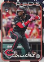 2024 Topps #141 Elly de La Cruz Independence Day Baseball Card