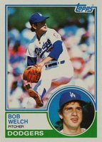 1983 Topps #454 Bob Welch Baseball Card