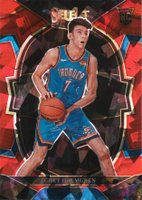 2022 Panini Select #83 Chet Holmgren Red Cracked Ice Basketball Card