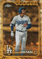 2024 Topps Gilded Collection #1 Shohei Ohtani Gold Wave Baseball Card