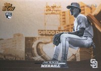 2024 Topps Black and White Golden Hour #GH-09 Jackson Merrill Baseball Card
