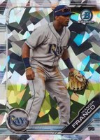 2019 Bowman Draft Chrome Sapphire Edition #BDC93 Wander Franco Baseball Card