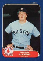 1986 Fleer Mini #73 Roger Clemens Baseball Card