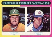 1975 Topps Mini #311 E.R.A. Leaders Baseball Card