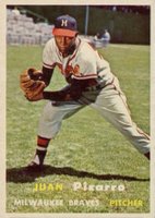 1957 Topps #383 Juan Pizarro Baseball Card