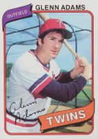 1980 Topps #604 Glenn Adams Baseball Card