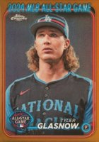 2024 Topps Chrome Update 2024 All-Star Game Chrome #26 Tyler Glasnow Gold Refractor Baseball Card