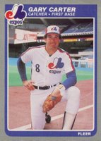 1985 Fleer #393 Gary Carter Baseball Card
