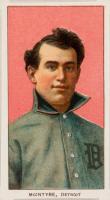 1909 White Borders Sovereign #326 Matty McIntyre Detroit Baseball Card