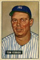1951 Bowman #182 Tom Ferrick Baseball Card